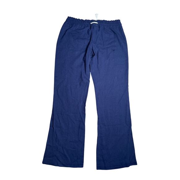 NWT ROXY Oceanside Linen Women's Pants Large - Picture 4 of 7